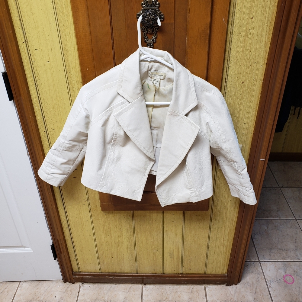 Newport News size 4 leather jacket